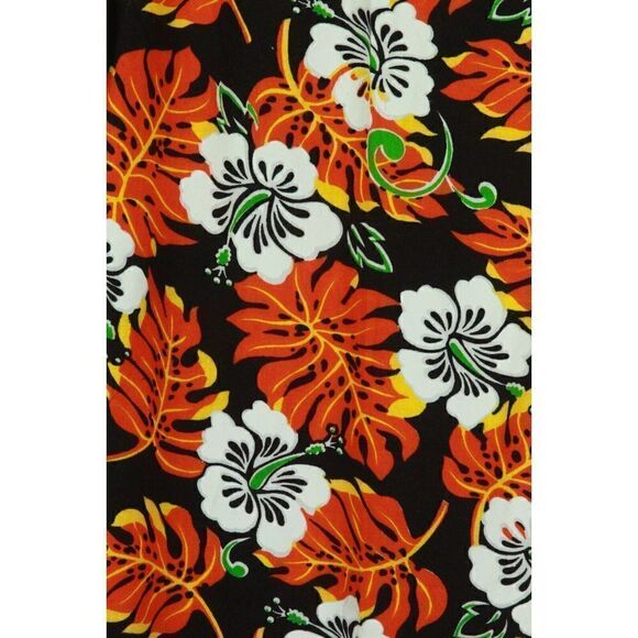 Tina's Creation Short Sarong Hibiscus Collection Hawaii Fringe Swim Coverup - Picture 2 of 5